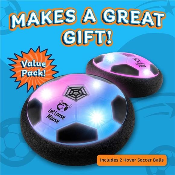 Hover Soccer Ball  - Soccer Training Equipment - For Boys Age 8-12 - Toy For Kid - Picture 2 of 9